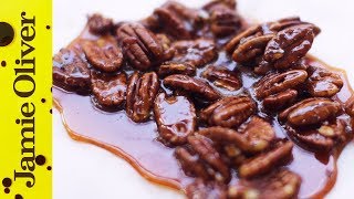 How To Make Caramel amp Pecan Brittle  Jamies Comfort Food  Pete Begg [upl. by Erkan625]