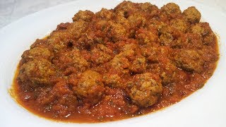 Boulette Viande Hachée Sauce Tomate [upl. by Spaulding]