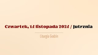 Jutrznia  14 listopada 2024 [upl. by Hamel]