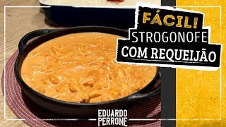 Strogonoff De Frango Com Requeijão [upl. by Rodina]