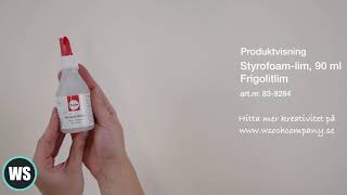 Styrofoamlim 90 ml frigolitlim [upl. by Gavrielle979]