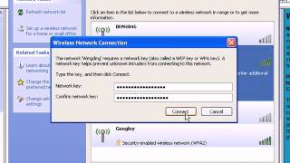 2 Setting Up A Secure Wireless Network  Windows XP [upl. by Sirred771]