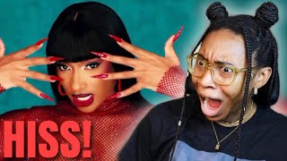 MEGAN THEE STALLION HISS OFFICIAL VIDEO REACTION 🤯 [upl. by Durgy]