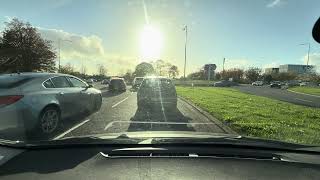 🚘20mins Quick RoundTrip to Sainsburys Witan Gate Milton Keynes No Music No Talking Autumn ASMR [upl. by Sproul]