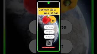 German Quiz was ist das choose the correct spelling Übung Learn German languagedeutsch shorts [upl. by Atorod]