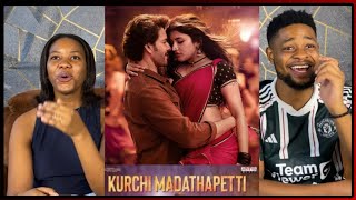 African Friends Reacts To Kurchi Madathapetti Full Video Song  Guntur Kaaram  Mahesh Babu [upl. by Kolnos]