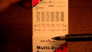 Multi panel drug test results What do faint lines indicate [upl. by Simpkins]