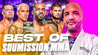 Bestof Soumissions de JiuJitsu Brésilien dans le MMA VOL N°1 [upl. by Nolad]