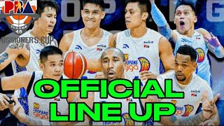 TALK N TEXT TROPANG GIGA OFFICIAL LINE UP  PBA COMMISIONERS CUP 2024 [upl. by Teplica]