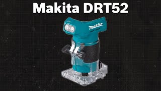 AkkuKantenfräse Makita DRT52 DRT52Z  TEST  Deutsch [upl. by Horatius16]