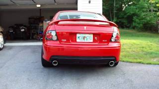 2005 GTO with 3quot Custom Bassani Exhaust [upl. by Royo]