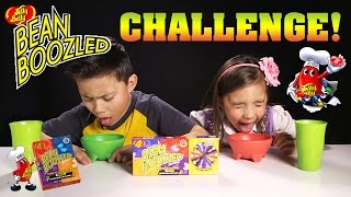 BEAN BOOZLED CHALLENGE Super Gross Jelly Belly Beans [upl. by Haye]