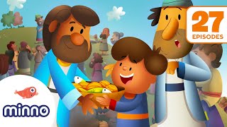 🔴 27 AWESOME Bible Story Cartoons  Over 2 Hours of Bible Stories for Kids [upl. by Welcy]