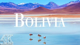 Bolivia 4K drone view • Stunning footage aerial view of Bolivia  Relaxation film with calming music [upl. by Adnat959]