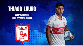 Thiago Lauro  Volante ofensivo  offensive midfielder  Deportivo Morón 2024 [upl. by Lilias]