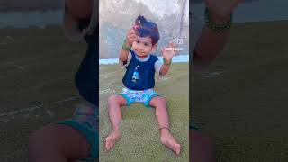 Rajkumari😍 song kannada music cutebaby newone baby [upl. by Hays]