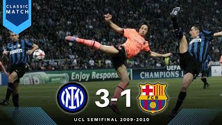 Inter Milan vs Barcelona 31  UCL Semi Final 20092010 [upl. by Wilkey977]