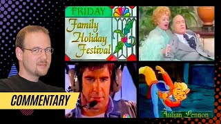 Retro Commentary 1993  NBC Christmas Promos  Bob Hope More  Dayton Ohio TV History [upl. by Nilatak]