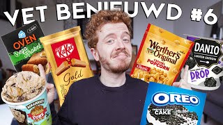 BIJZONDER ETEN uit de SUPERMARKT PROBEREN 🍰🍫🍟  Vet Benieuwd 6 [upl. by Sinegold]