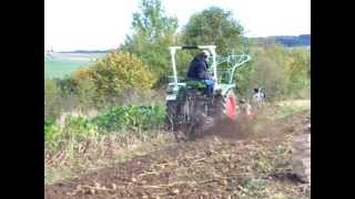 Kartoffelroden mit Schmotzer Kartoffelroder und Fendt GT 225 [upl. by Vitale]