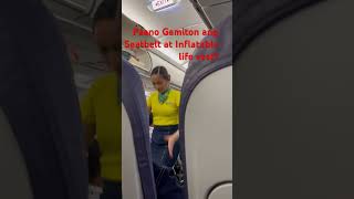 Seatbelt at Inflatable life vest shortvideos viralvideo video viralshorts life [upl. by Ramsay]