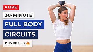 30Minute Full Body Circuits Workout NEW FORMAT [upl. by Capon]