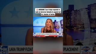 Lara Trump responds to calls for Governor DeSantis to appoint her US Senator of Florida watch [upl. by Blackington883]