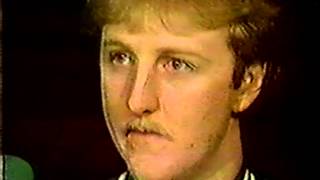 Larry Bird Interview With Chick Hearn 1985 [upl. by Chelsy]