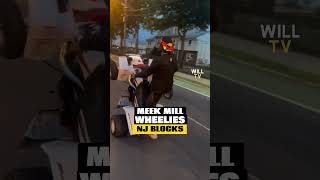 Meek Mill Takes Wheelies to the Next Level 🏍️🔥💨 [upl. by Boice]