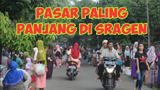 Pasar Terpanjang di Sragen Pasar Towo Kec Tangen Kab Sragen  Traditional Market of Java [upl. by Anaicul]