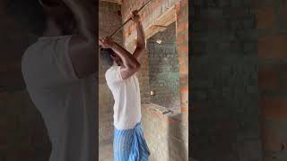 💥How to you 🔨roof remove ⁉️ construction work 👍 youtubeshorts 🔥 [upl. by Gretchen]