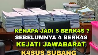 KENAPA 5 BERK4S  SEBELUMNYA 4 BERK4S K4SUS SUBANG [upl. by Allebara]