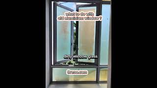 9renoFrustrated with your old and dirty window Change the window glass and spray paint it new [upl. by Kathye]