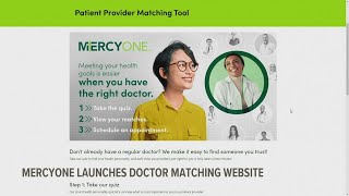 MercyOne launches new website to match patients with primary care doctors [upl. by Hanavas]