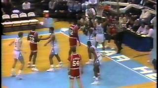 02071990 NC State Wolfpack at North Carolina Tar Heels [upl. by Nahbois]