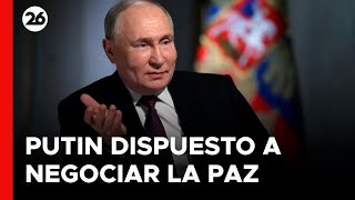 RUSIA  Putin está dispuesto a frenar la guerra con Ucrania [upl. by Negeam]