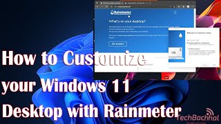 How to Customize your Windows 11 Desktop with Rainmeter [upl. by Alvin91]