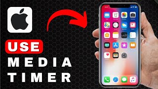 How to Use a Media Timer on iPhone  iPhone Tutorial [upl. by Cirri955]