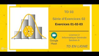 Probabilités et Statistiques  TD 03  Série 2  Exercice 1à3  L2 ACAD A [upl. by Ellecrad]