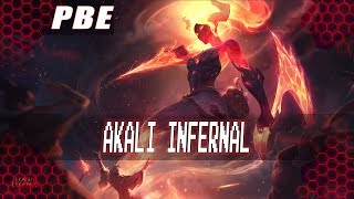 Nuevo Skin  Akali Infernal Akali Carmesi 520RP LEGADO [upl. by Samale129]