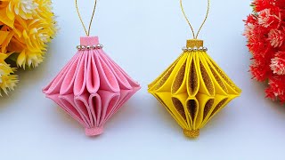 Adorable Christmas Tree Decoration Ornaments  Hanging Christmas Crafts ideas  3D Christmas Crafts [upl. by Eiggem]