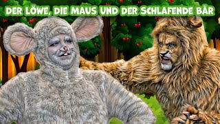 Der Löwe Die Maus Und Der Schlafende Bär  Märchen für Kinder  Gute Nacht Geschichte [upl. by Torruella]