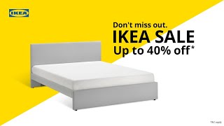 Incredible prices with the IKEA Sale  Up to 40 off [upl. by Barthol]