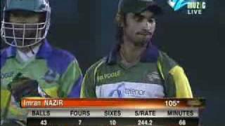 Imran Nazir Fastest Century [upl. by Kallista102]