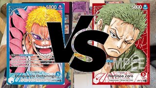 Op08 Doffy vs R Zoro R2  One Piece TCG Gameplay [upl. by Tade262]