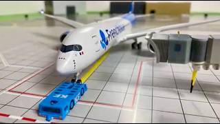 Airport Crash  Plane Crash Stop Motion Animation Short Video with sounds [upl. by Kacy]