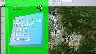 TerraLand  Creating 3D Terrains From Custom Heightmap amp Satellite Imagery Using Global Mapper [upl. by Raine]