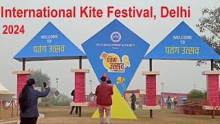 International Kite Festival 2024 at BAANSERA New Delhi  13  14 January 2024 [upl. by Slayton]