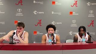 Mark Sears Grant Nelson and Latrell Wrightsell after beating McNeese State [upl. by Xerxes]