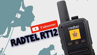 Radtel RT12 📞 Mini talkie walkie Portable  Radio bidirectionnelle communicateur Radio PMR FRS [upl. by Suzie396]